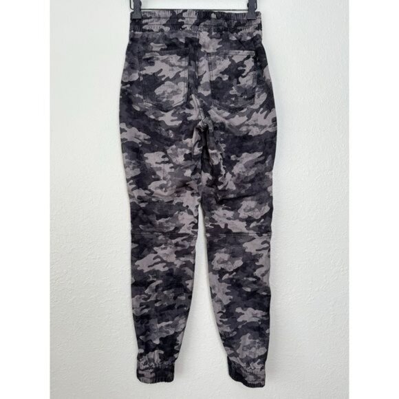 Spanx camo gray stretch twill cargo zipper joggers S - Picture 8 of 13